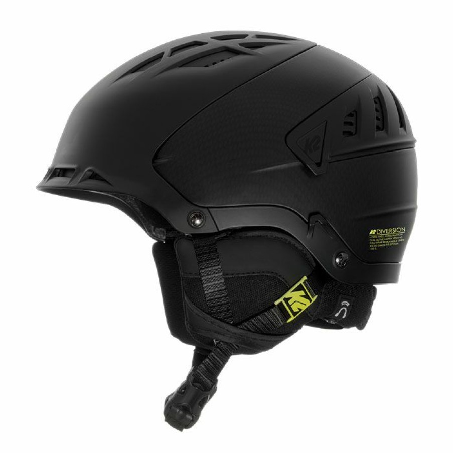 Snow Helmets * | K2 Skis K2 Men'S Diversion Snow Helmet '17 Black