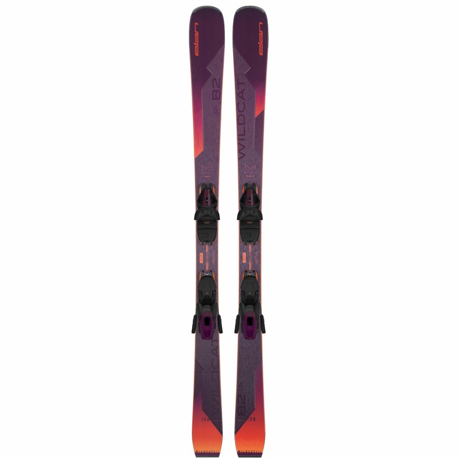 Skis * | Elan Womens Wildcat 82 C Power Shift Skis With Elw 9.0 Gripwalk Shift Bindings 23