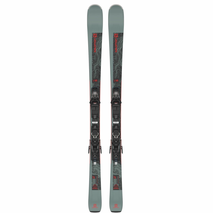 Skis * | Salomon Mens Distance 76 Skis With M10 Gripwalk Bindings 23