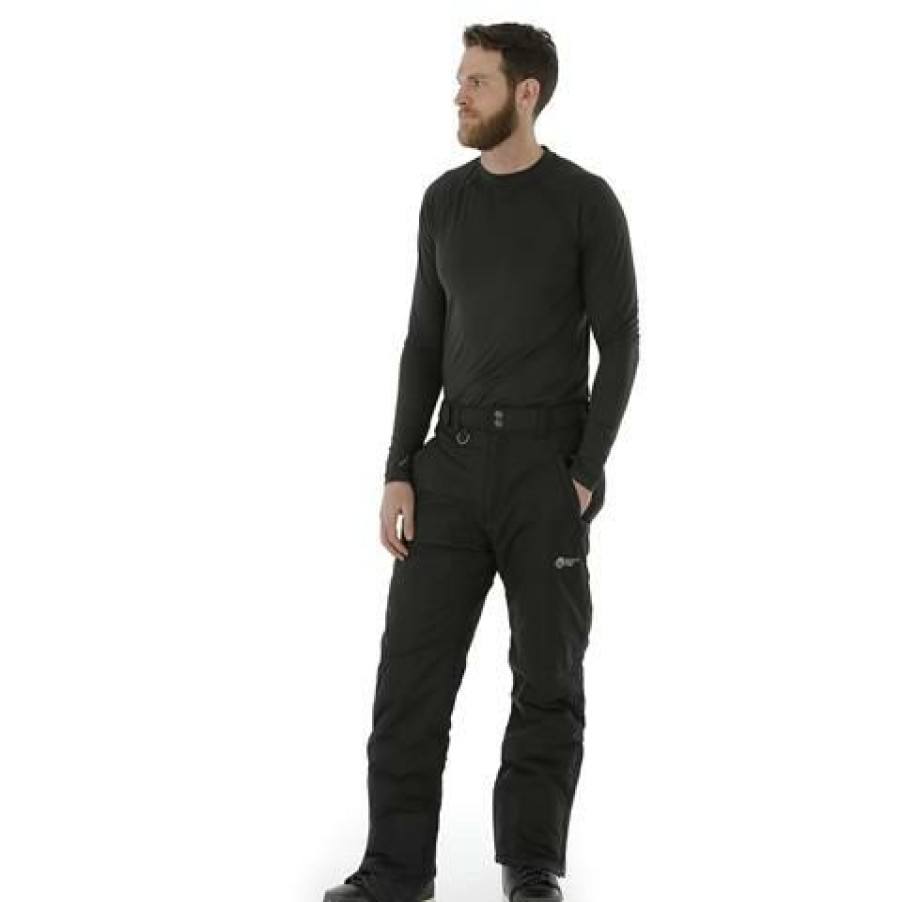 Ski Pants & Bibs * | Winter'S Edge Men'S Avalanche Snow Pants Black