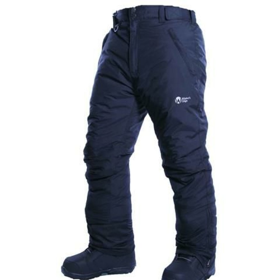 Ski Pants & Bibs * | Winter'S Edge Men'S Avalanche Snow Pants Black