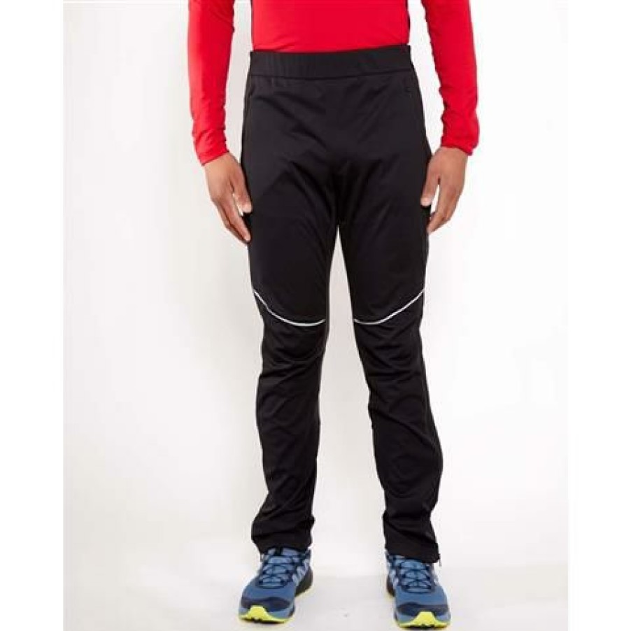 Ski Pants & Bibs * | Swix Men'S Solo Full Zip Pants Black