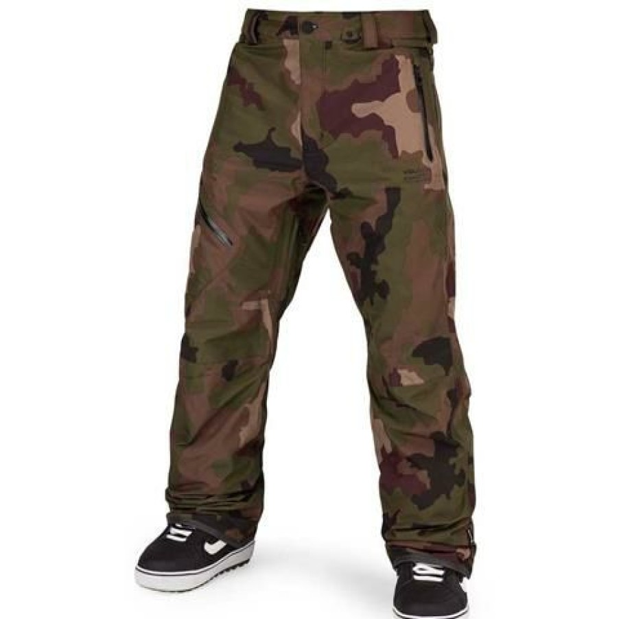 Ski Pants & Bibs * | Volcom Volcom L Gtx Pant Men'S Dark Camo