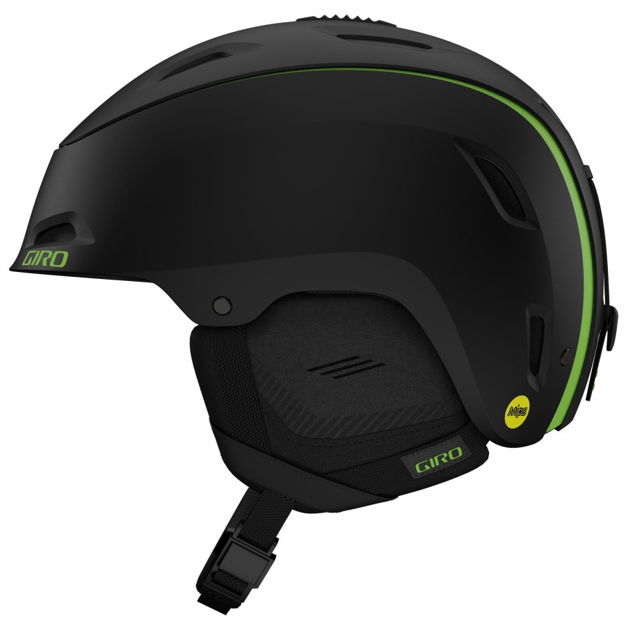 Snow Helmets * | Giro Range Mips Snow Helmet Matte Black