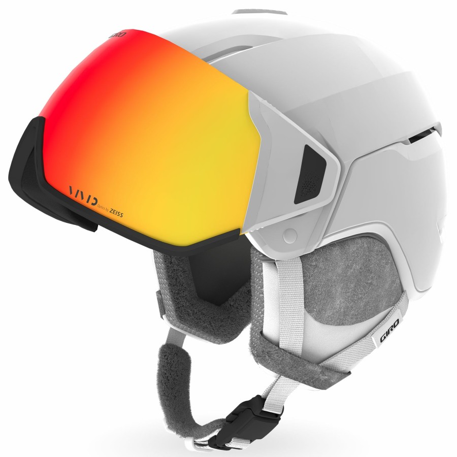 Snow Helmets * | Giro Women'S Aria Mips Snow Helmet Matte White