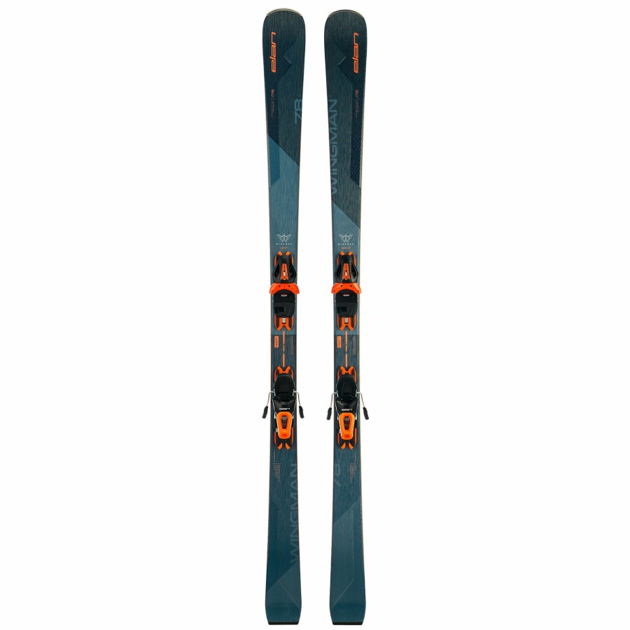 Skis * | Elan Mens Wingman 78 C Skis With El 10.0 Gripwalk Shift Bindings 23