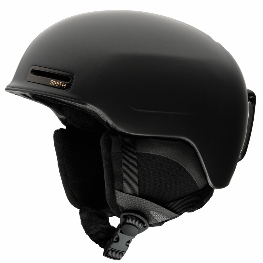 Snow Helmets * | Smith Womens Allure Snow Helmet Matte Black Pearl