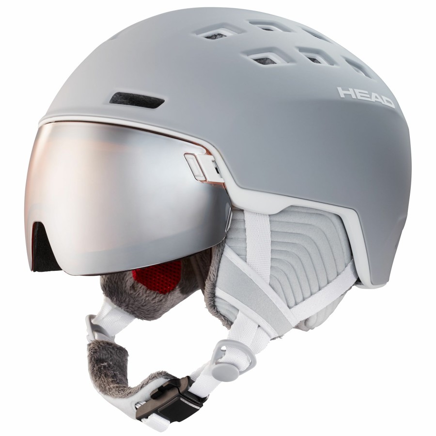 Snow Helmets * | Head Women'S Rachel Snow Helmet White/Grey