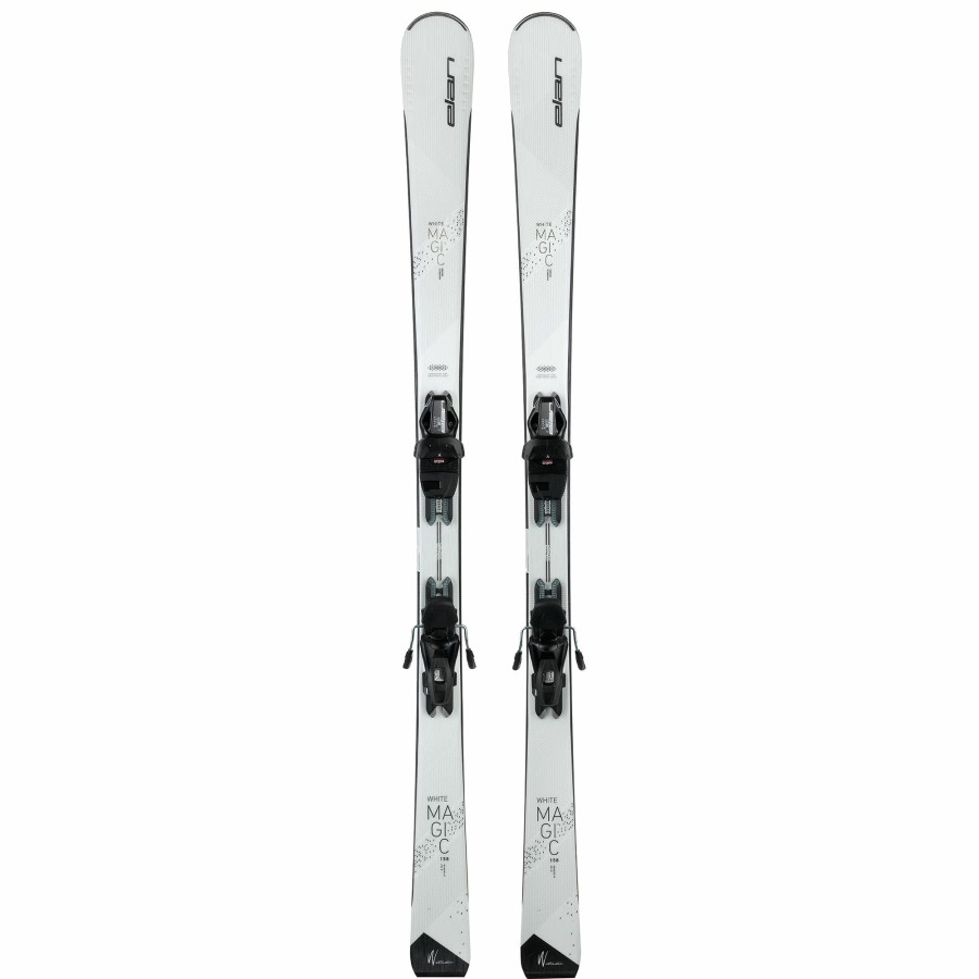 Skis * | Elan Womens White Magic Light Shift Skis With Elw 9.0 Gripwalk Shift Bindings 23