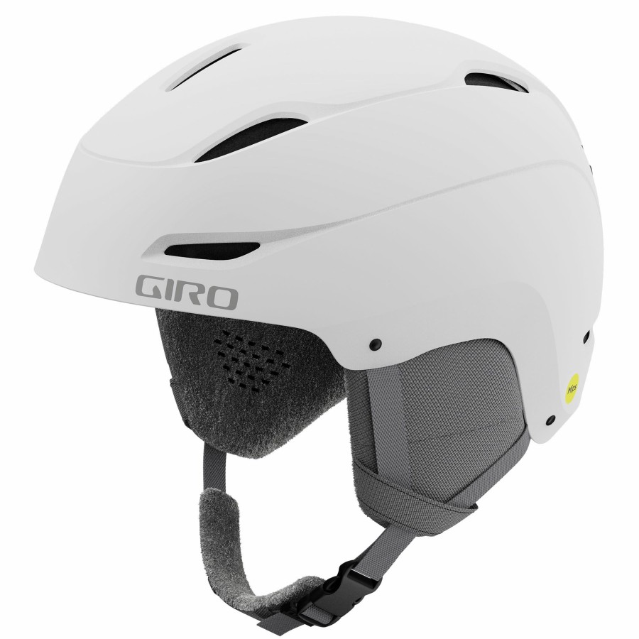 Snow Helmets * | Giro Womens Ceva Mips Snow Helmet Matte White