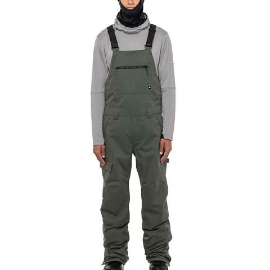 Ski Pants & Bibs * | 686 Men'S Hot Lap Insulated Bib Goblin Green