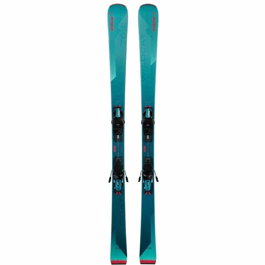 Skis * | Elan Womens Wildcat 76 Light Shift Skis With Elw 9.0 Gripwalk Shift Bindings 23