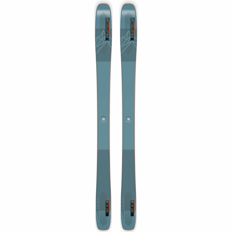 Skis * | Salomon Qst 98 Skis 23 Copen Blue/Flame/Black