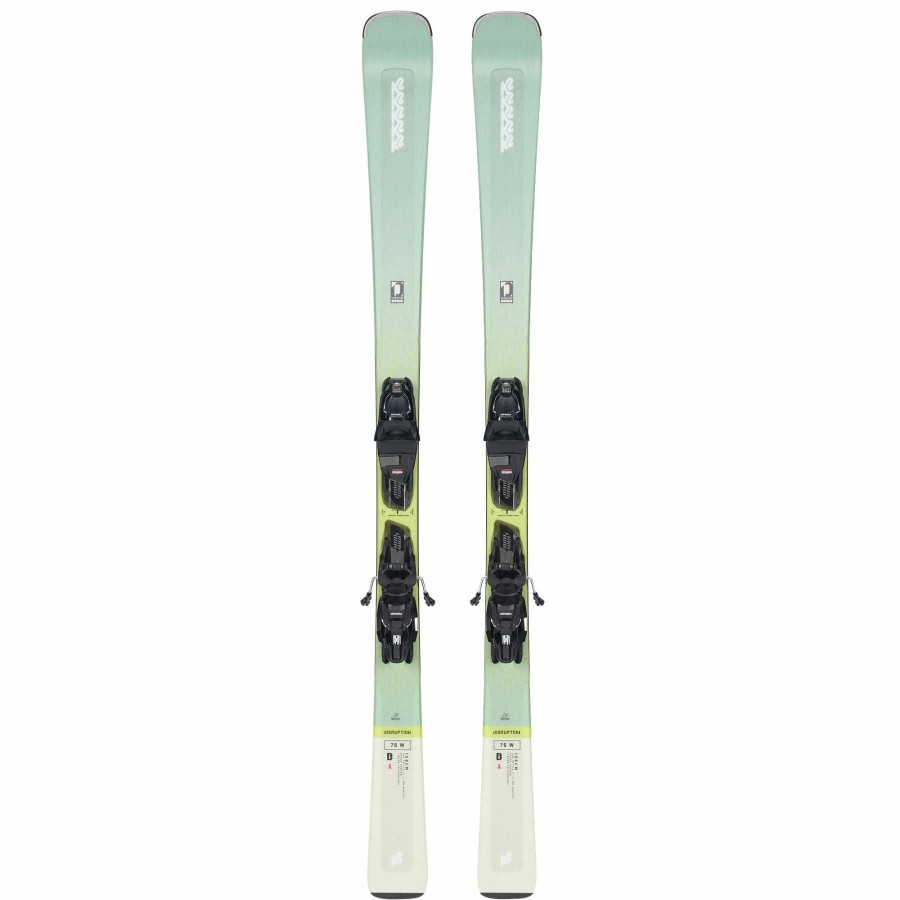 Skis * | K2 Skis Womens Disruption 76 W Skis With Quikclik Free Bindings 23