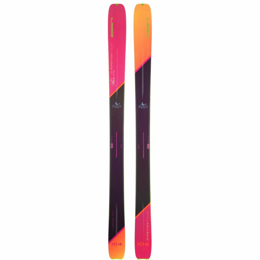 Skis * | Elan Mens Ripstick Tour 104 Skis 22 Pink